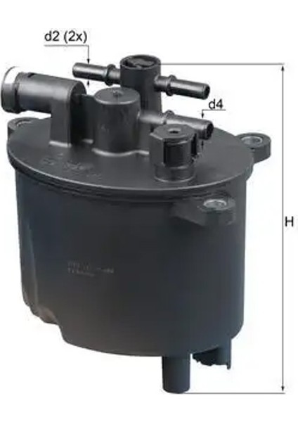 KL581 Yakit Filtresi 1427928 1611659080 1770A040