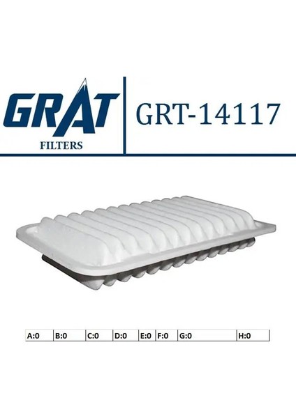 14117 Hava Filtresi 1378083G00 47109511378083G00