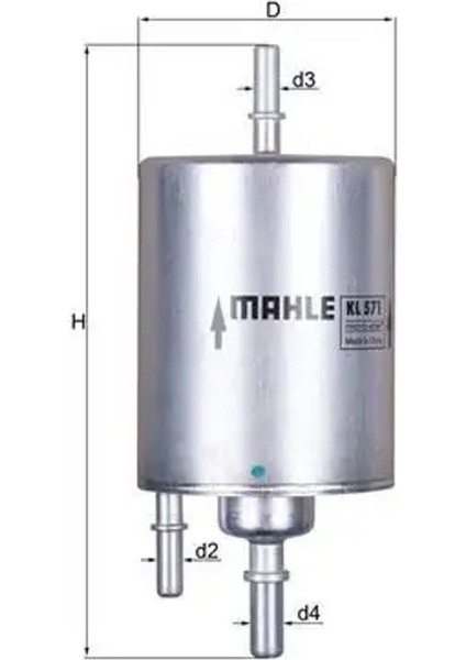 KL571 Yakit Filtresi 420201511 4F0201511A 4F0201511C