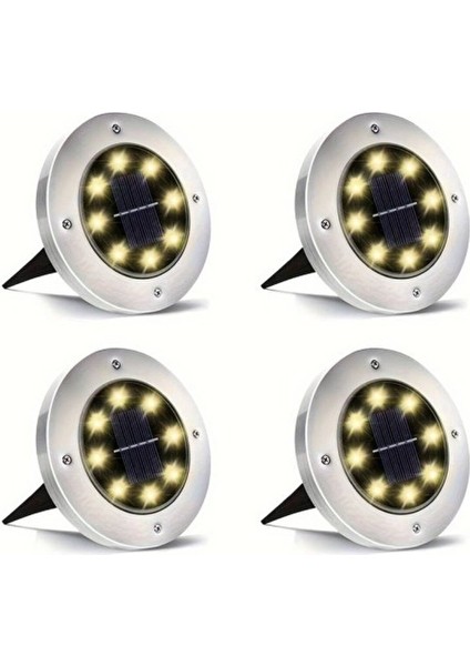4'lü Solar Enerjili Bahçe Işıklandırmak Için Lamba Dış Mekan Işık Uygun Güneş Enerjili Aydınlatma Piknik Kamp Tatil Için Bahçe, Veranda, Havuz Kenarı Aydınlatması SL-600