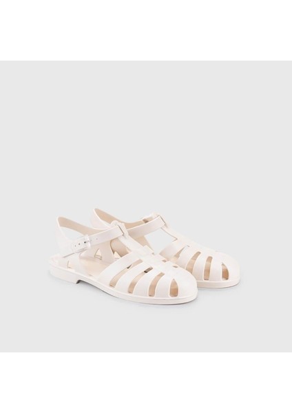 Biarritz Mate Kadın Sandalet - Fildişi