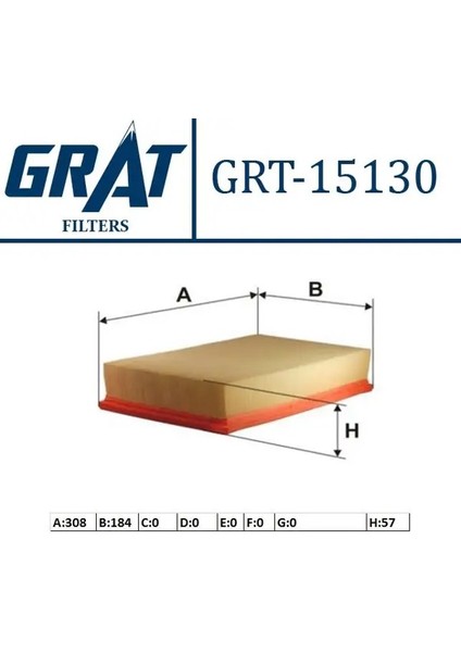 15130 Hava Filtresi 5Q0129620B