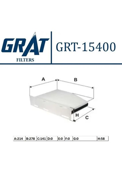 15400 Polen Filtresi 1K0819644B