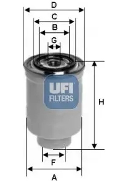 2444601 Yakit Filtresi 16403JR00A 16403JR00B