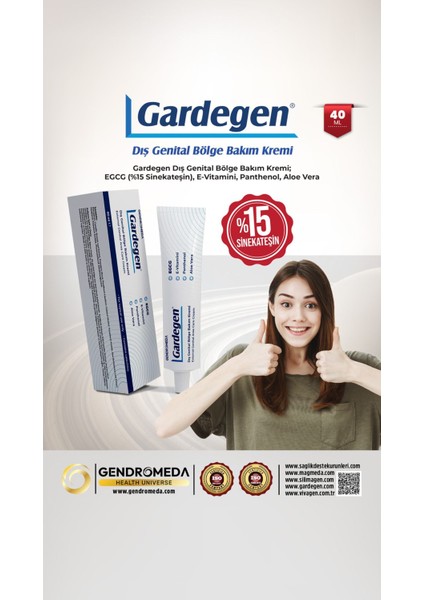 Gardegen Krem,dış Genital Bölge (%15 Sinekateşin (Egcg) , Vitamin E, Panthenol ve Aloe Vera) fiyatları
