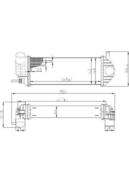 80442 Turbo Radyatoru 8200427469