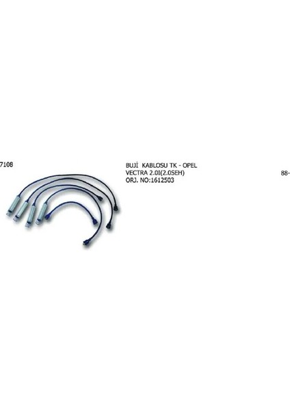 7108 Buji Kablosu 1612503