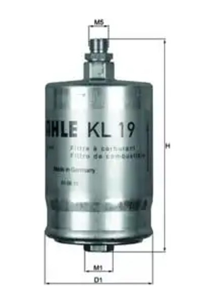 KL19 Yakit Filtresi 25067070 4055036001 A0014770301