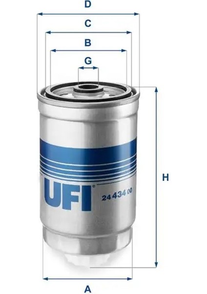 2443400 Yakit Filtresi