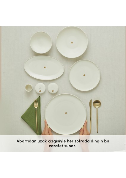 Stream Bone Merope 53 Parça 12 Kişilik Yemek Takımı