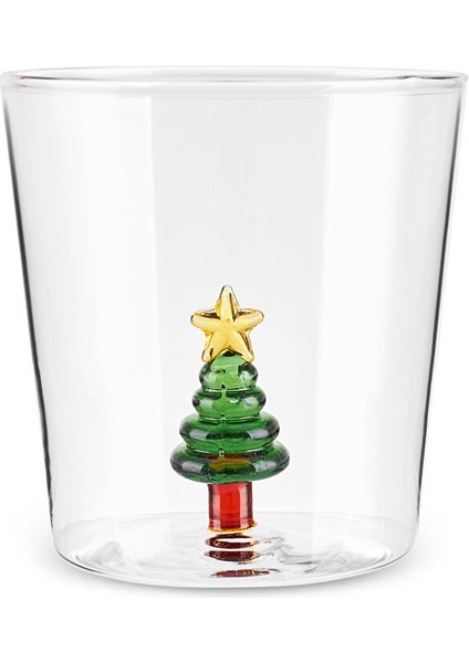 New Year Yılbaşı Boise Çam Ağacı Detaylı Su Bardağı fiyatları