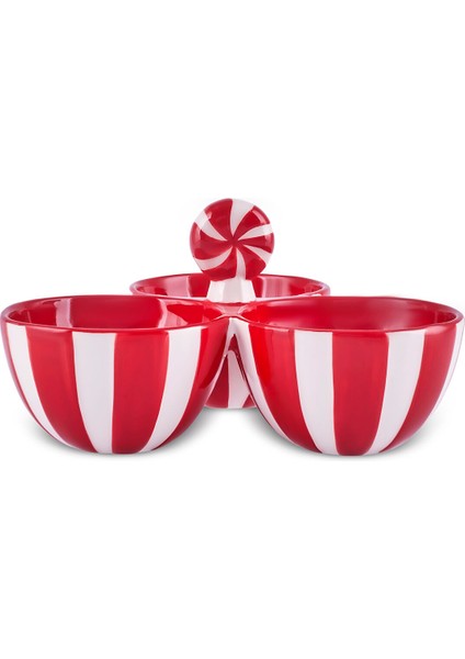 New Year Yılbaşı Candy Twist Bölmeli Çerezlik 21,5 cm indirimleri