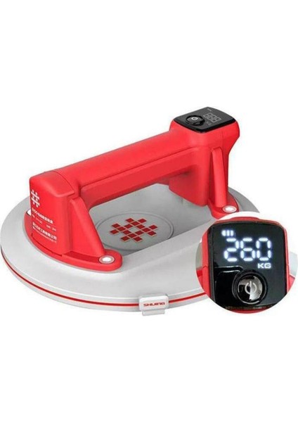 6100 Şarjlı Hava Pompalı Dijital Vantuz - Cam Granit Seramik Ayna Taşıma Vantuzu modelleri