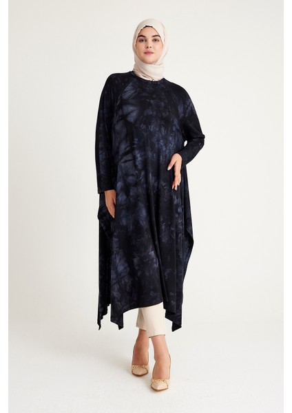 1220_ASIMETRIK Kesim Plistre Tesettür Tunik fiyatları