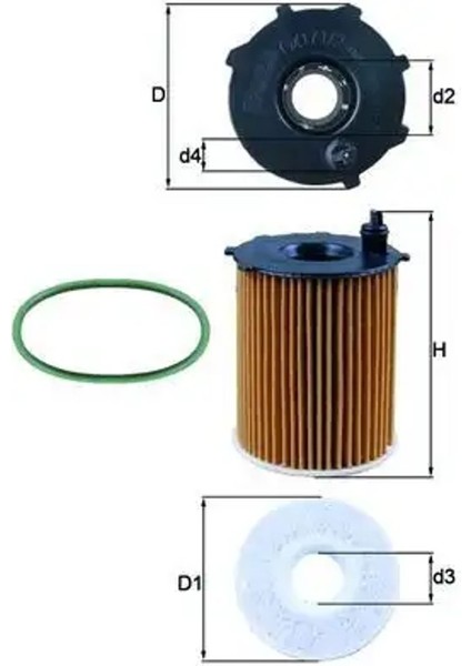 OX1712D1 Yag Filtresi 1610693780 1637767580 3646431