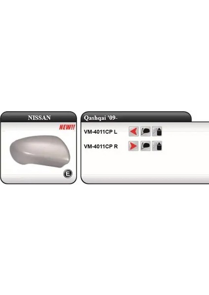 VM4011CPR Dis Dikiz Ayna Kapagi Sag 96373JD08E