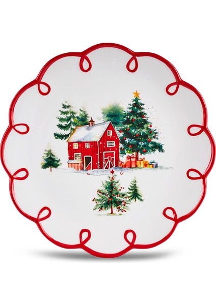 New Year Yılbaşı Cottage Tatlı Tabağı 14,5 cm modelleri