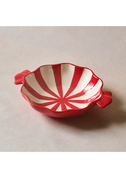 New Year Yılbaşı Candy Twist Pasta Tabağı 19 cm