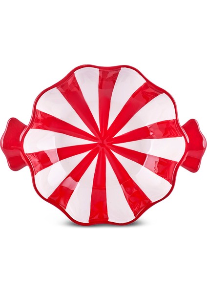 New Year Yılbaşı Candy Twist Pasta Tabağı 19 cm fırsatları