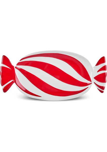 New Year Yılbaşı Candy Twist Kayık Tabak 41 cm modelleri