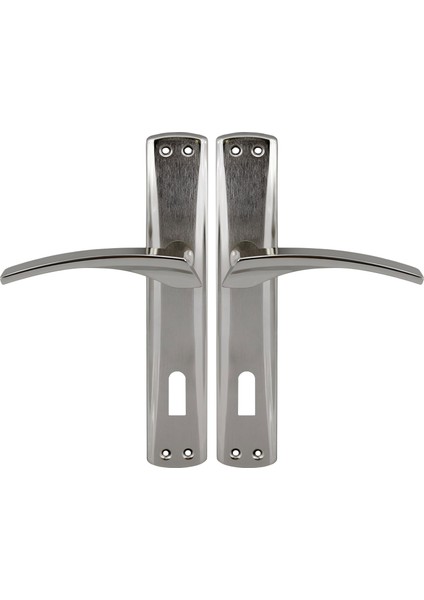 Oda Aynalı Kapı Kolu Nikel Inox Sağa Sola Uygun Ön Arka Oda Kapısı 1 Takım fırsatları