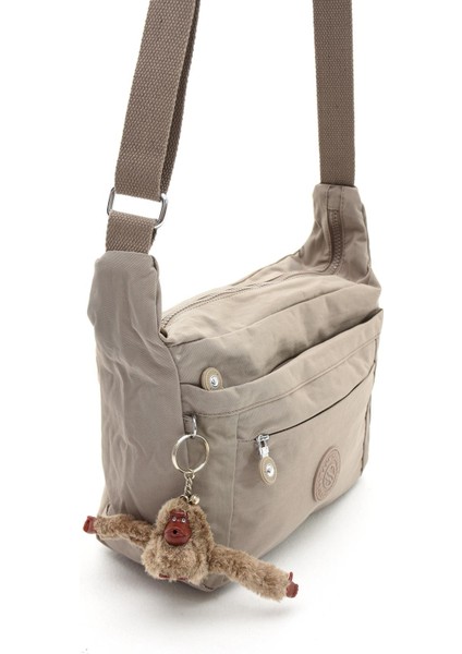 Kadın Suya Dayanıklı Kumaş Çok Gözlü Çapraz Askılı Okul Seyahat ve Omuz Çantası Kum fiyatları