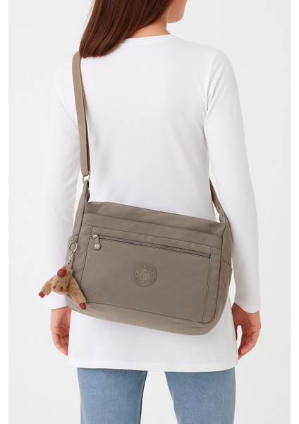 Kadın Suya Dayanıklı Kumaş Çok Gözlü Çapraz Askılı Okul Seyahat ve Omuz Çantası Kum fırsatları