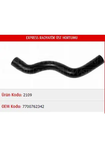 M2109 Radyator Hortumu Ust 7700762342