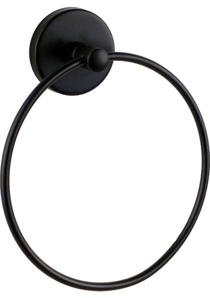 Prima Siyah Yuvarlak Havluluk Siyah 101012