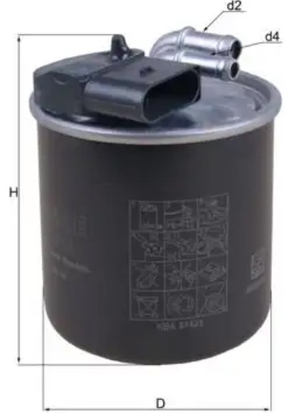 KL914 Yakit Filtresi A6510900852 A6510903152