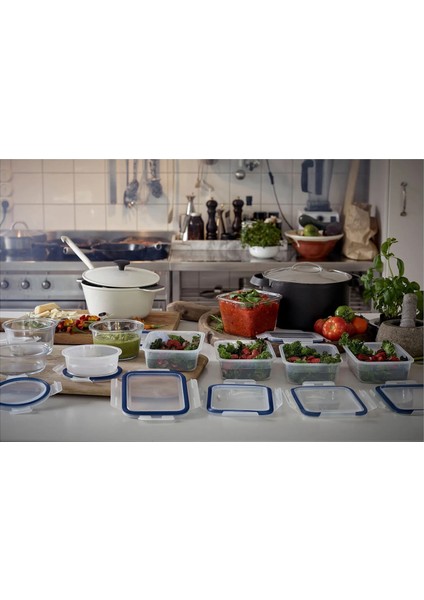 365+ Kapaklı Plastik Saklama Kabı Plastik 1 Lt Dikdörtgen fırsatları