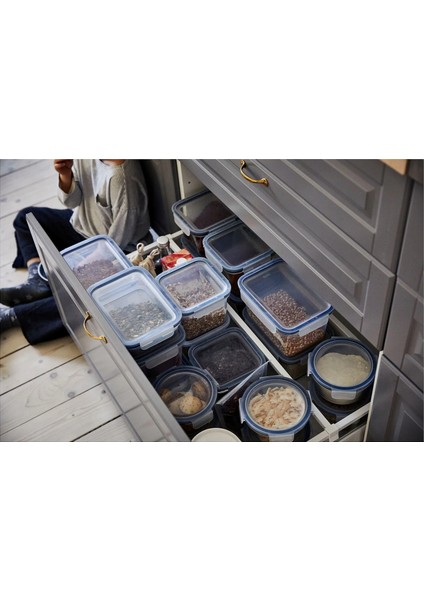 365+ Kapaklı Plastik Saklama Kabı Plastik 1 Lt Dikdörtgen indirimleri