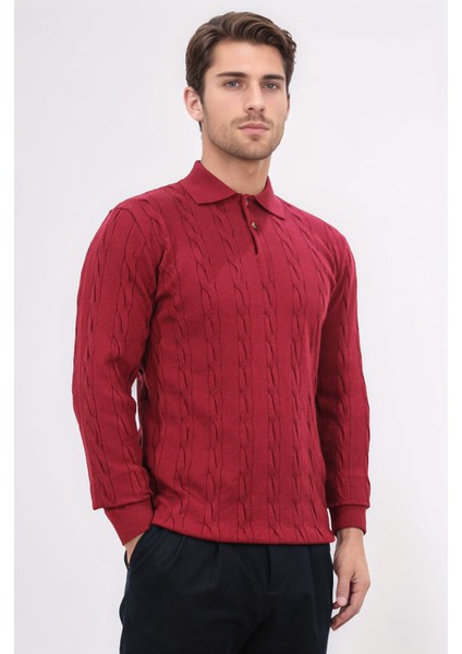 Saç Örgü Bordo Triko Kazak fiyatları