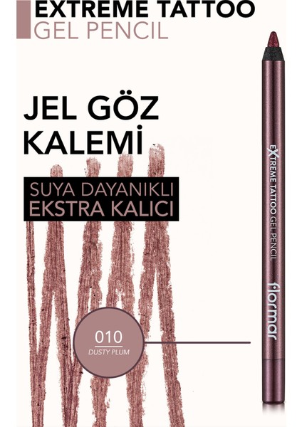 Extreme Tattoo Yoğun Renk Veren Suya Dayanıklı Jel Göz Kalemi (010 Dusty Plum) 8682536041171 fırsatları
