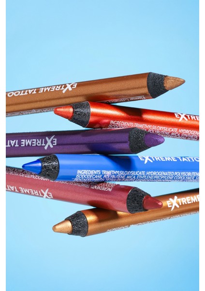 Extreme Tattoo Yoğun Renk Veren Suya Dayanıklı Jel Göz Kalemi (010 Dusty Plum) 8682536041171