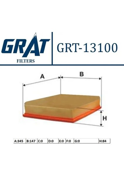 13100 Hava Filtresi 1444QW