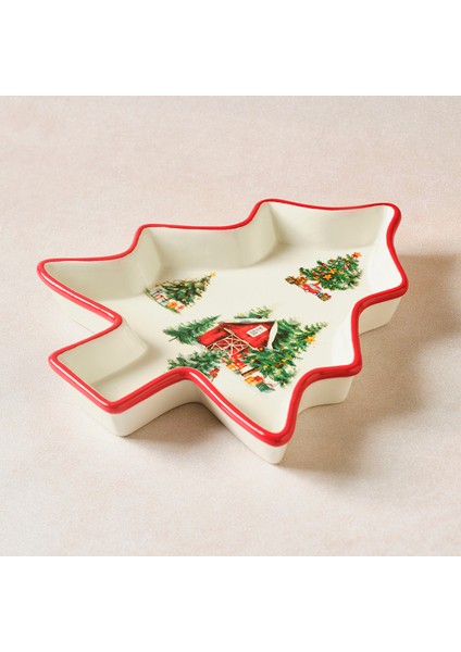 New Year Yılbaşı Cottage Çerezlik 23 cm