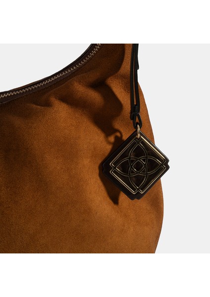 Kadın Taba Süet Deri Omuz Çantası fırsatları