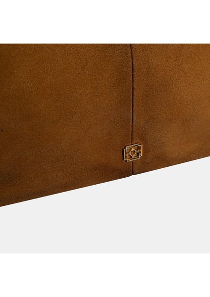 Kadın Taba Süet Deri Omuz Çantası indirimleri