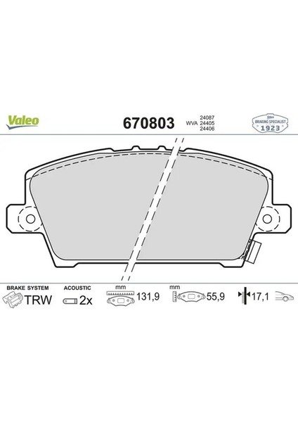 670803 On Fren Balatasi 45022SMGE00 45022SMGE01 45022SMGE50