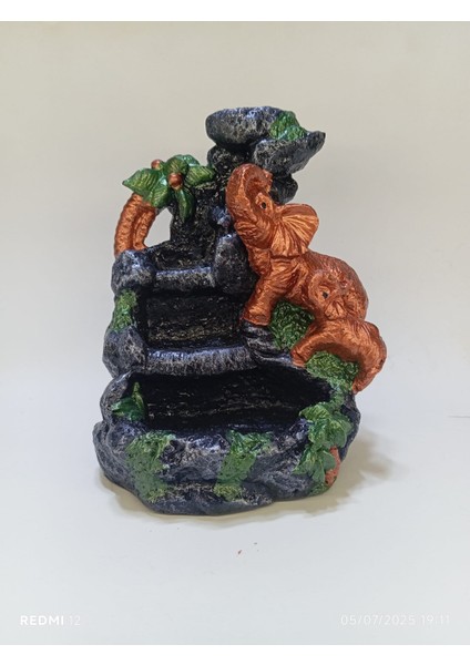 Tedisanat Bakır Filli Dağ Geri Akış Tütsülük Buhurdanlık