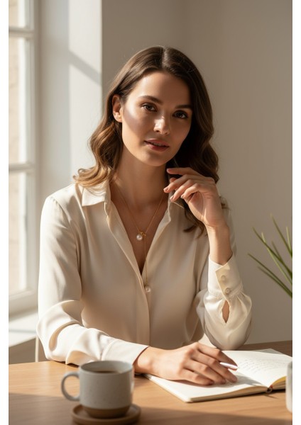 Vividcharm Pembe Inci Paslanmaz Kolye fiyatları