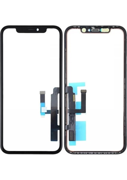 Iphone 11 Uyumlu Dokunmatikli Ön Cam Flimli Ocalı Çıtalı Çipsiz