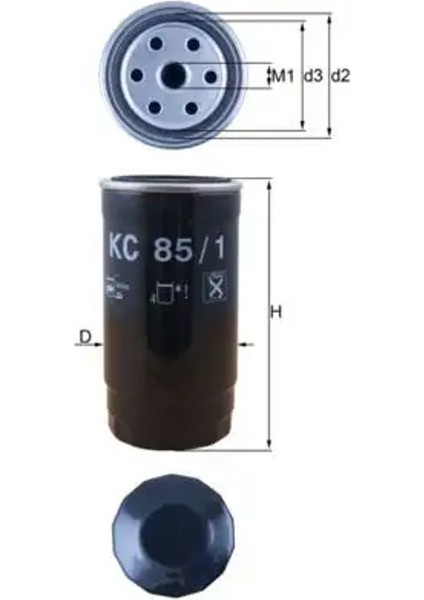 KC851 Yakit Filtresi MUN000010 WJI100000 WJN101762