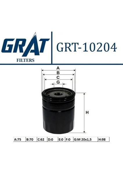 10204 Yag Filtresi 5984044