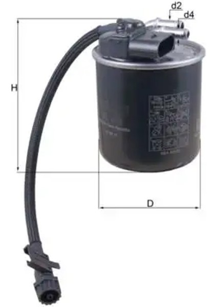 KL912 Yakit Filtresi A6510901552 A6510902952