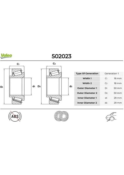 502023 Arka Aks Bilyasi 1019561 1137830 1E003261YA