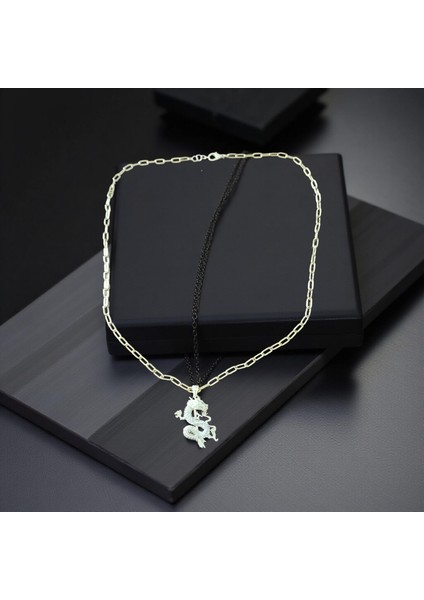 Zirkontaşlı Ejderha Kolye