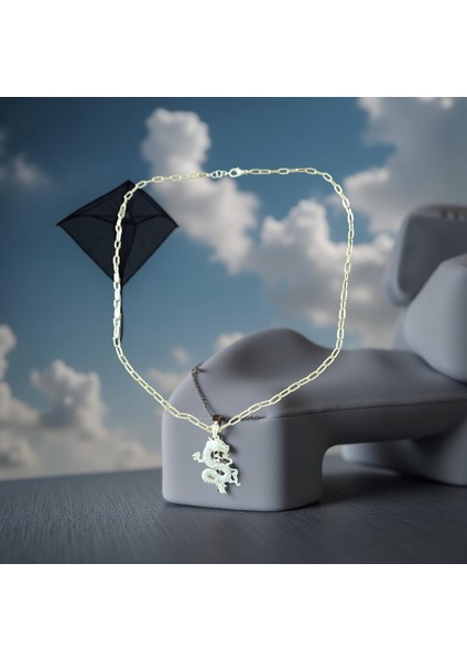 Zirkontaşlı Ejderha Kolye fiyatları