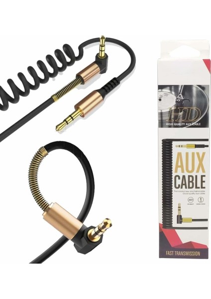 Pdateknoloji Concord 1.8m Yaylı Aux Ses Kablosu C-8700 modelleri